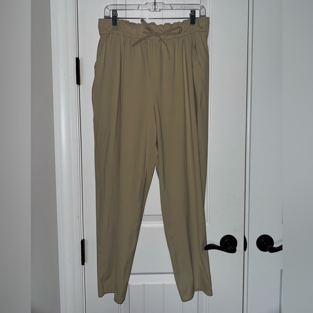 Lululemon Tan Track Pants Relaxed Fit